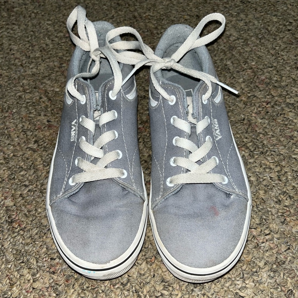 Vans Kids Classic Gray Sneakers - Picture 2 of 4